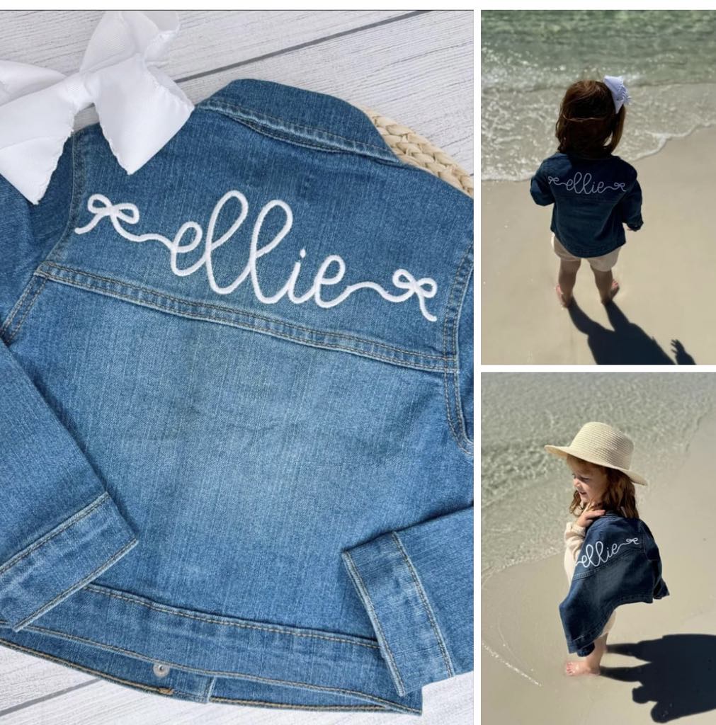 Embroidered Blue Jean Jackets