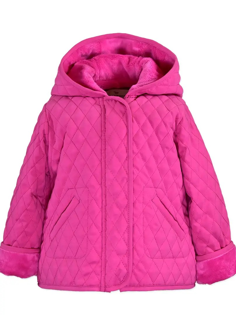 Widgeon Girls Hooded Quilted Barn