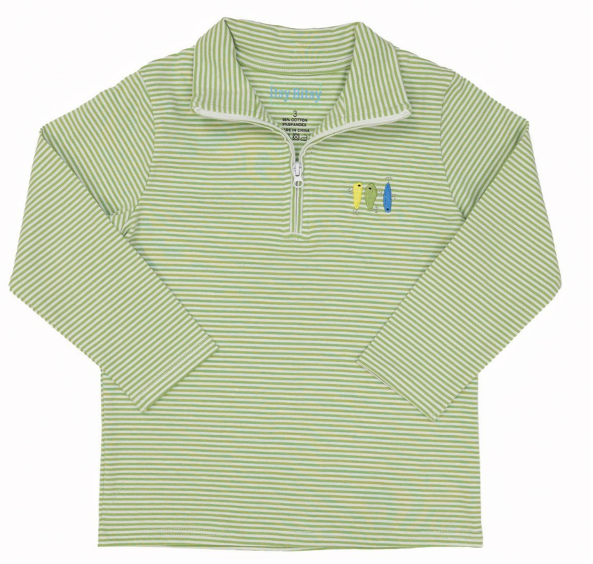 Fishing Lure 1/4 Zip Pullover