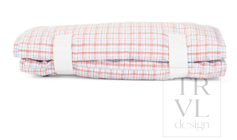Classic Plaid Red- NAP MAT -Rest Up!