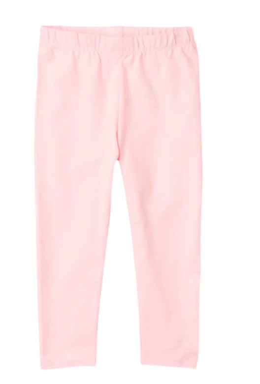Light pink knit cotton leggings