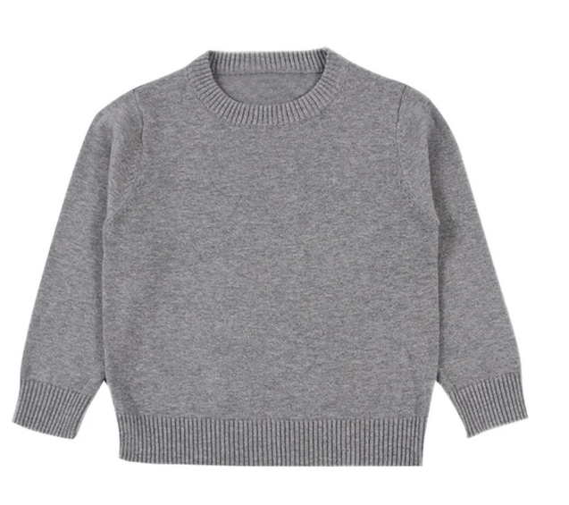 Lightweight Sweater- Grey