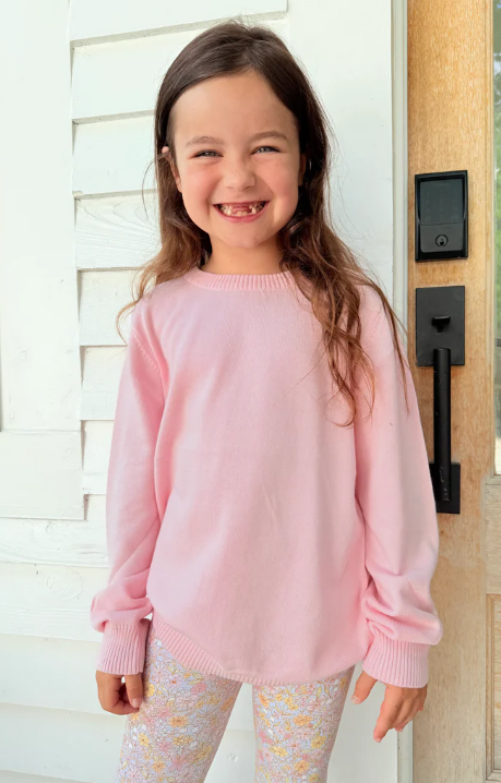 Lightweight Sweater- Light Pink