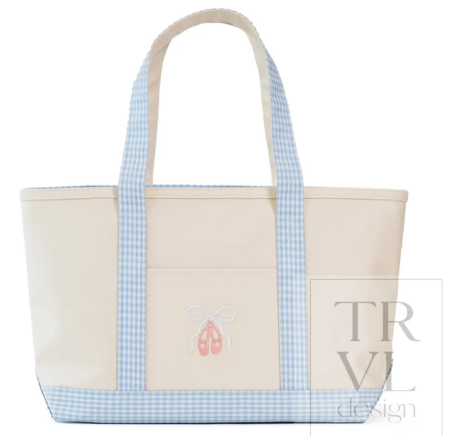 MEDIUM TOTE - COATED CANVAS NATURAL