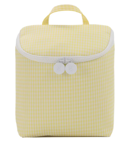 Gingham Buttercup- Take Away Insulated Lunch Bag