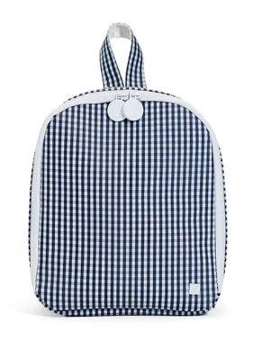 Gingham Navy-Bring It Insulated Lunch Bag