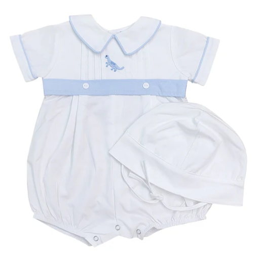 Blue Dinosaur Infant Set