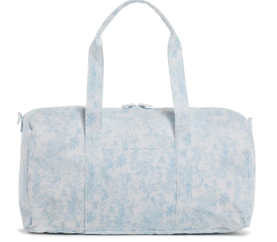 Bunny Toile Blue-Weekender Duffel