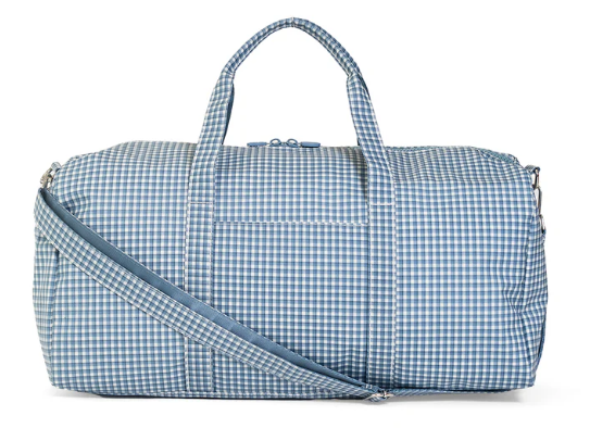 Rodeo Check Indigo- XL Weekender Duffel Bag