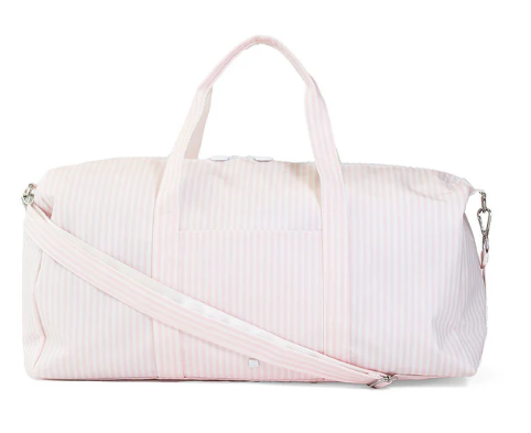 Pimlico Stripe Pink- XL Weekender Duffel Bag