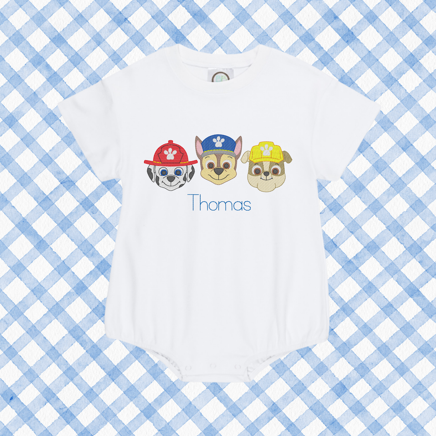 Build Your Own Paw Pup Trio Embroidered Tee