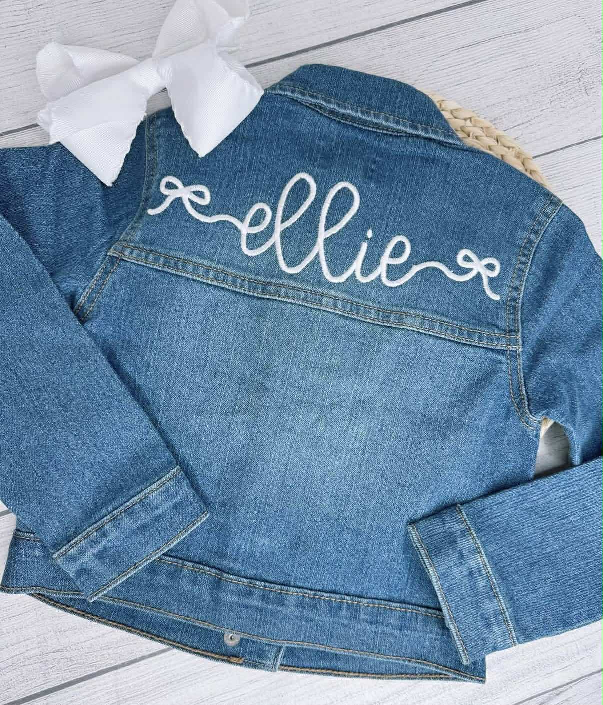 Embroidered Blue Jean Jackets