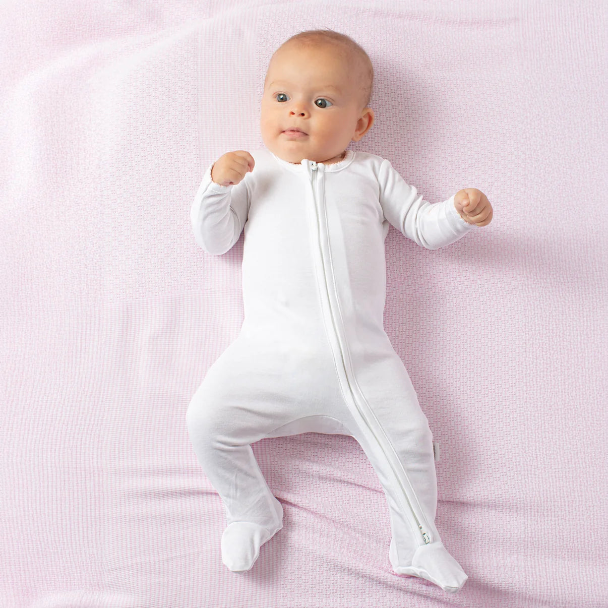 Paty Organic Cotton Zipper Footie