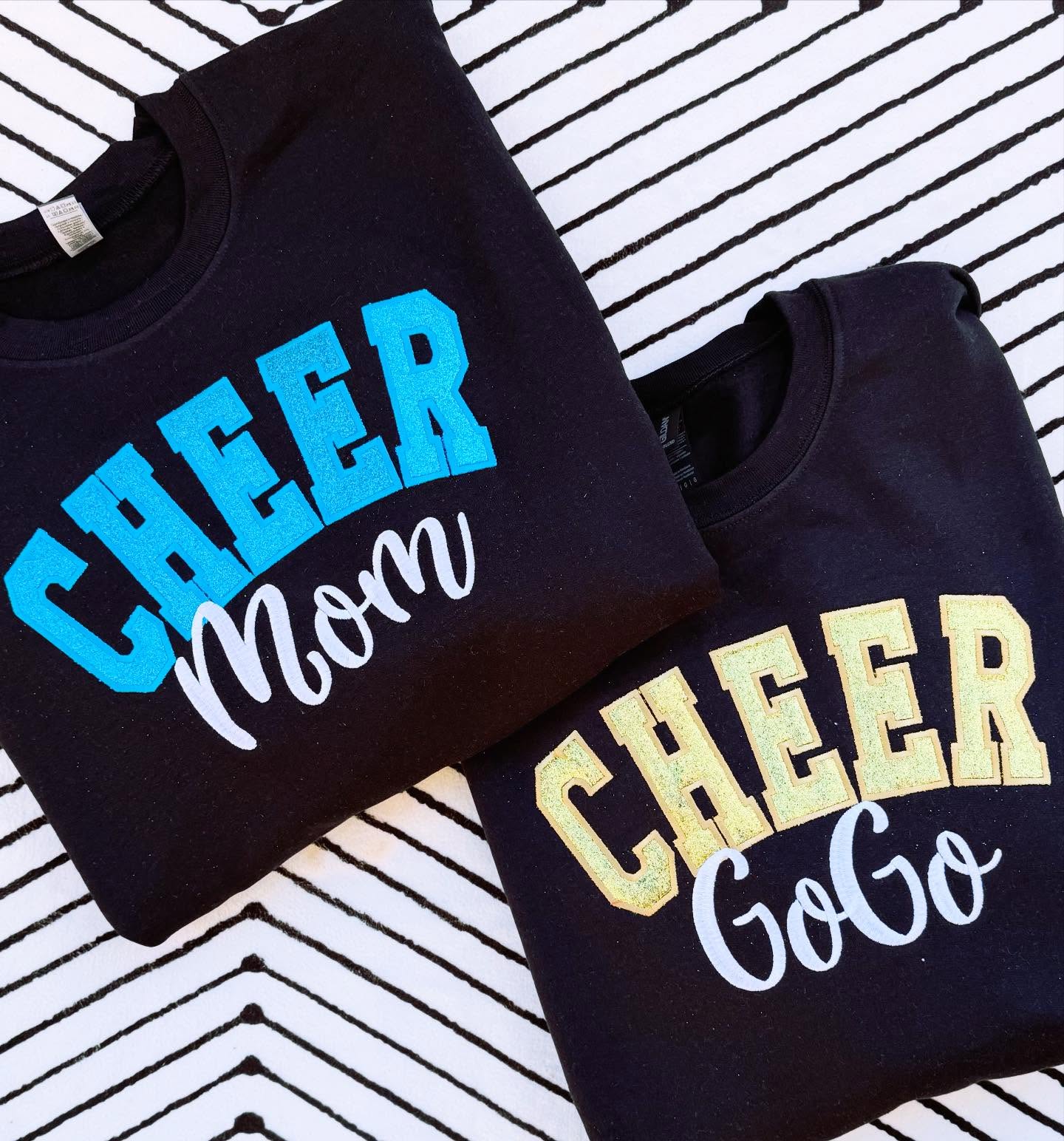 Custom Glitter Cheer Sweatshirt