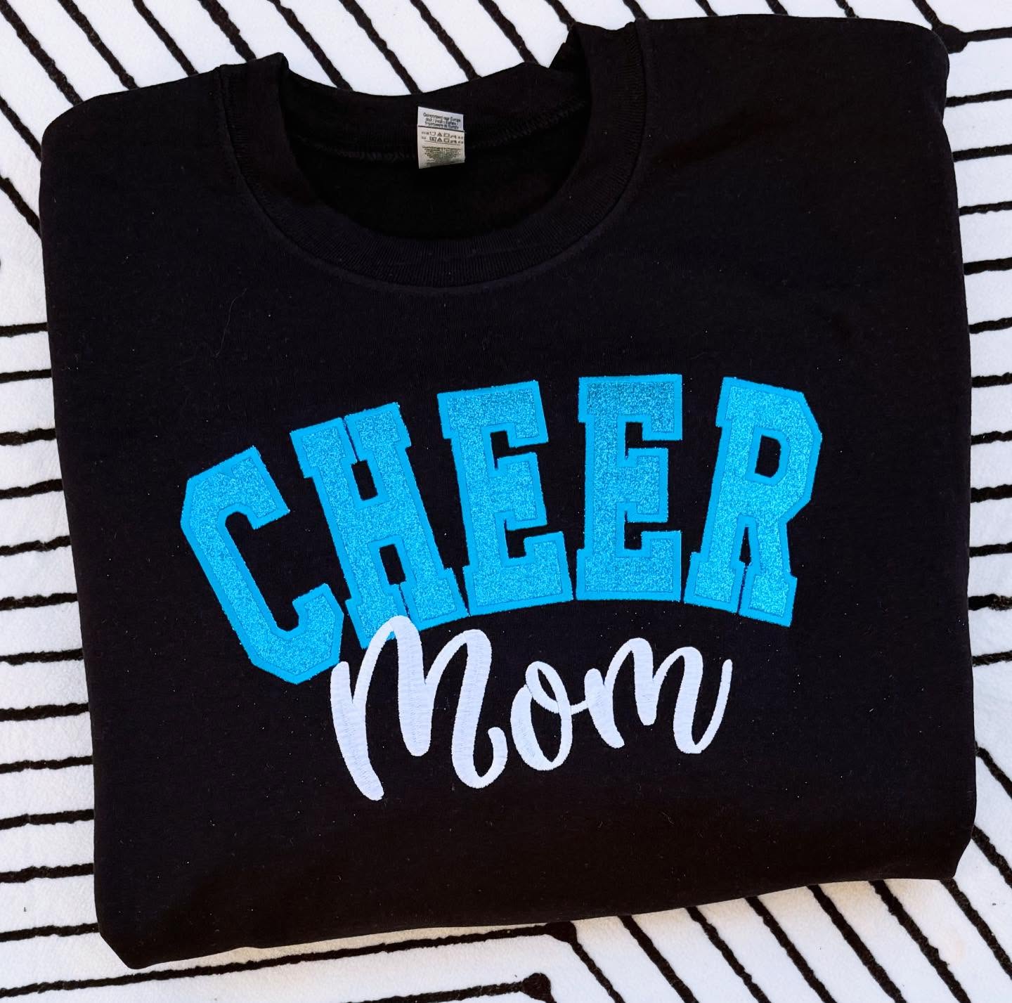 Custom Glitter Cheer Sweatshirt