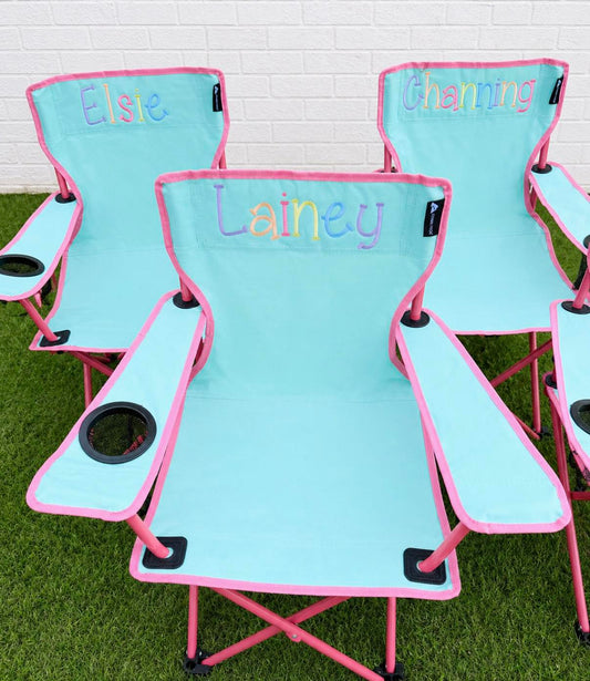 Personalized Embroidered Kids Chair