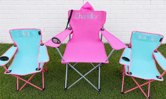 BIG KID Personalized Embroidered Chairs