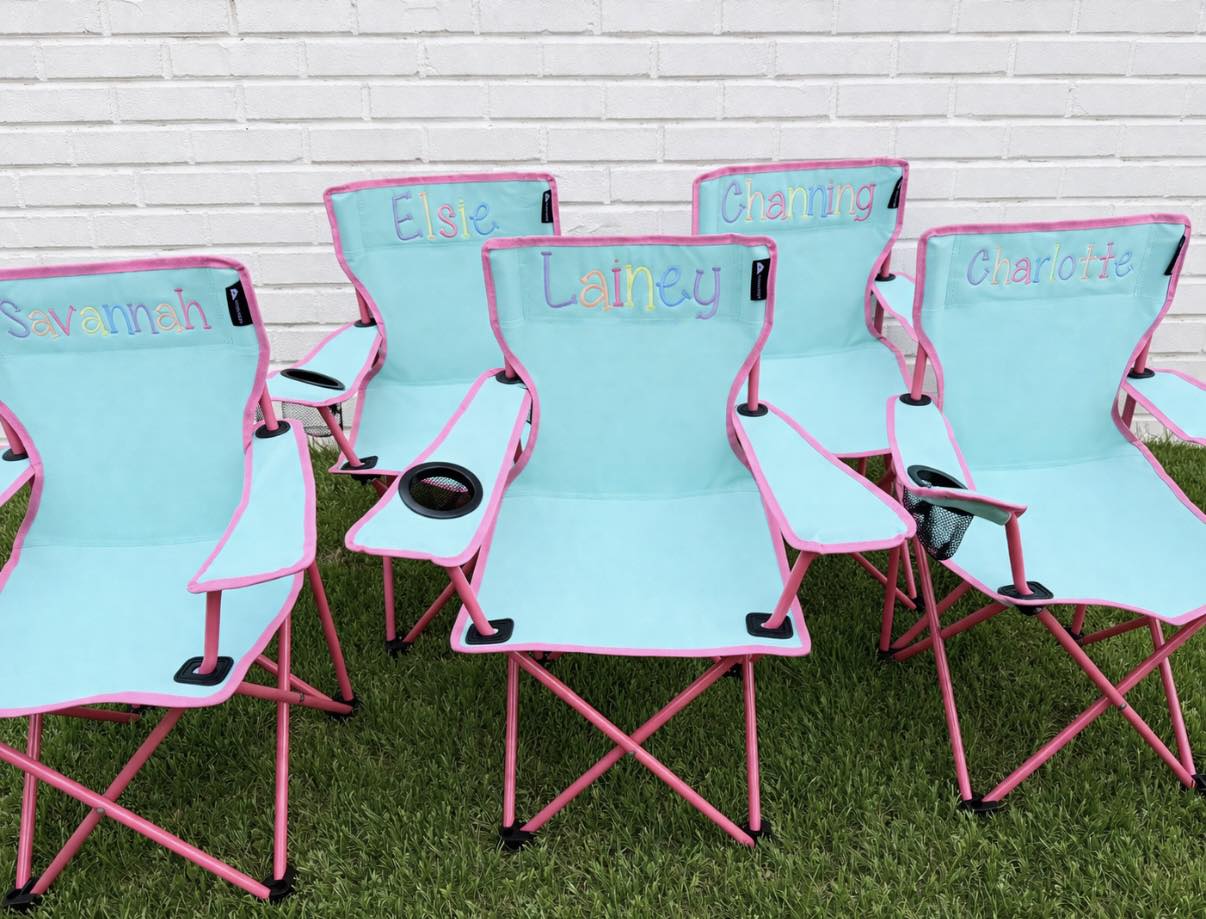 Personalized Embroidered Kids Chair