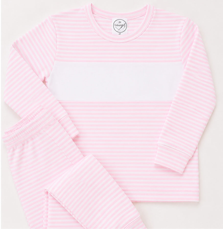 Custom Unisex Stripe Jogger Sets