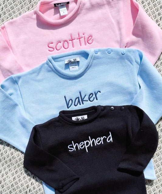 Solid Roll Neck Sweaters
