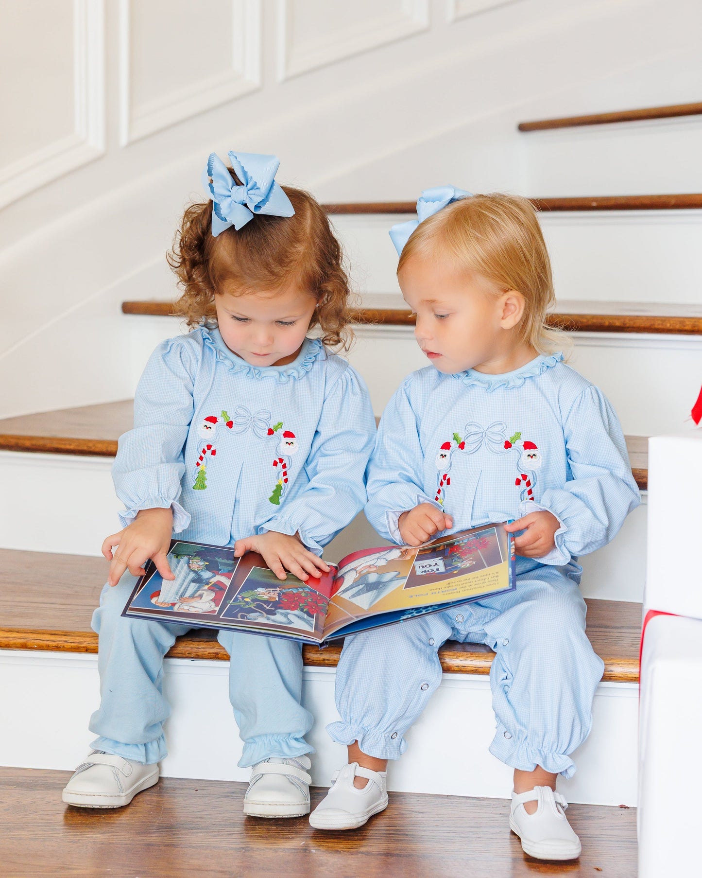 A Classic Christmas Pleat Bloomer Pants Set