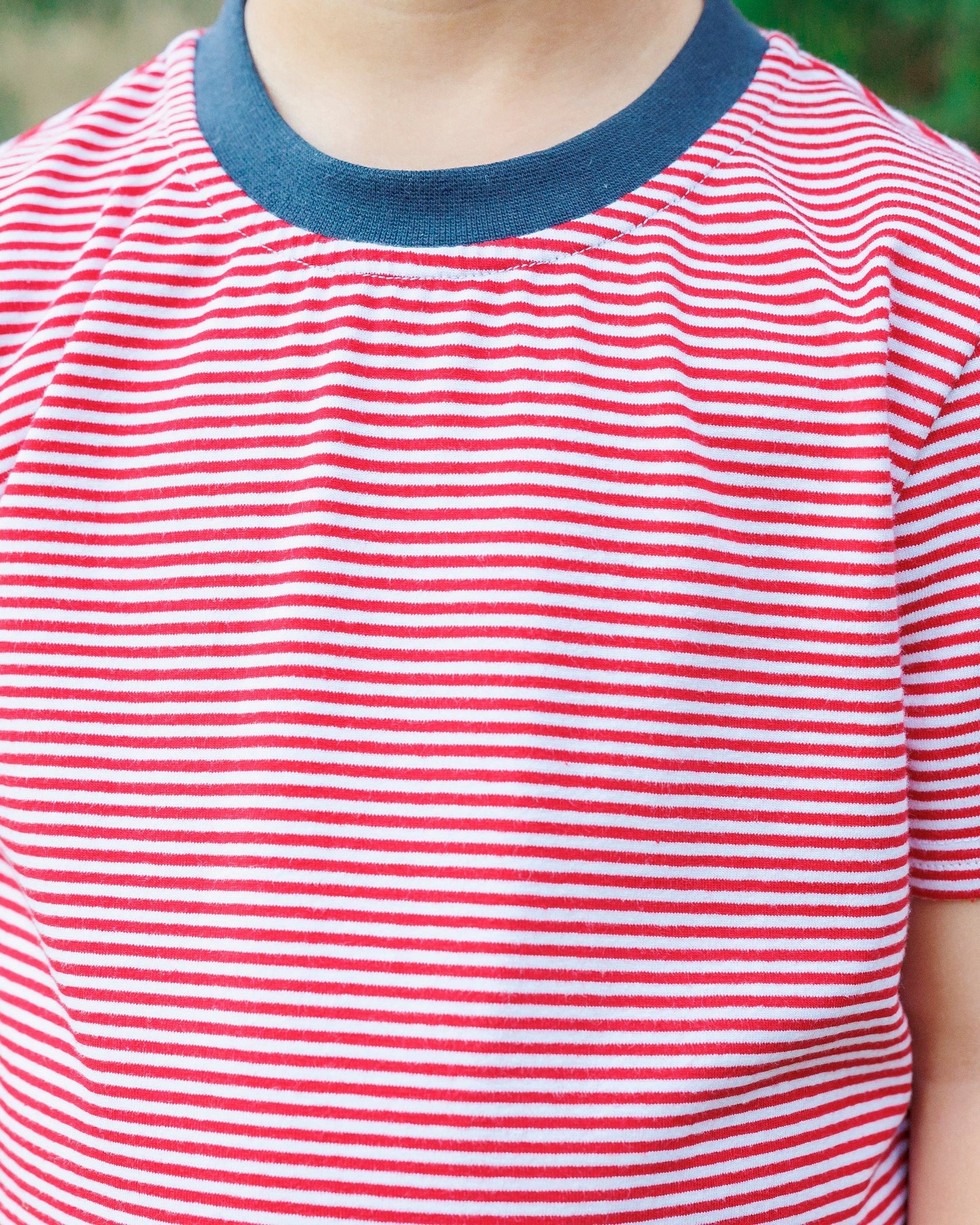 Avery Short Set- Red Stripe and Navy