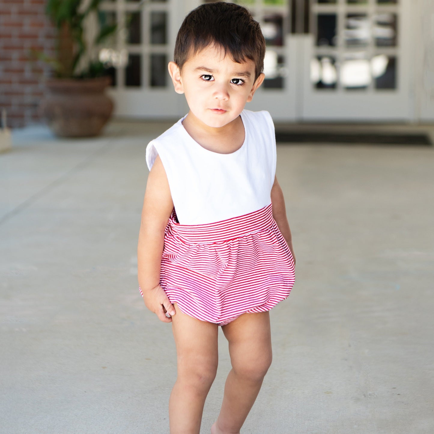 GAME DAY Benjamin Bubble- Red Stripe