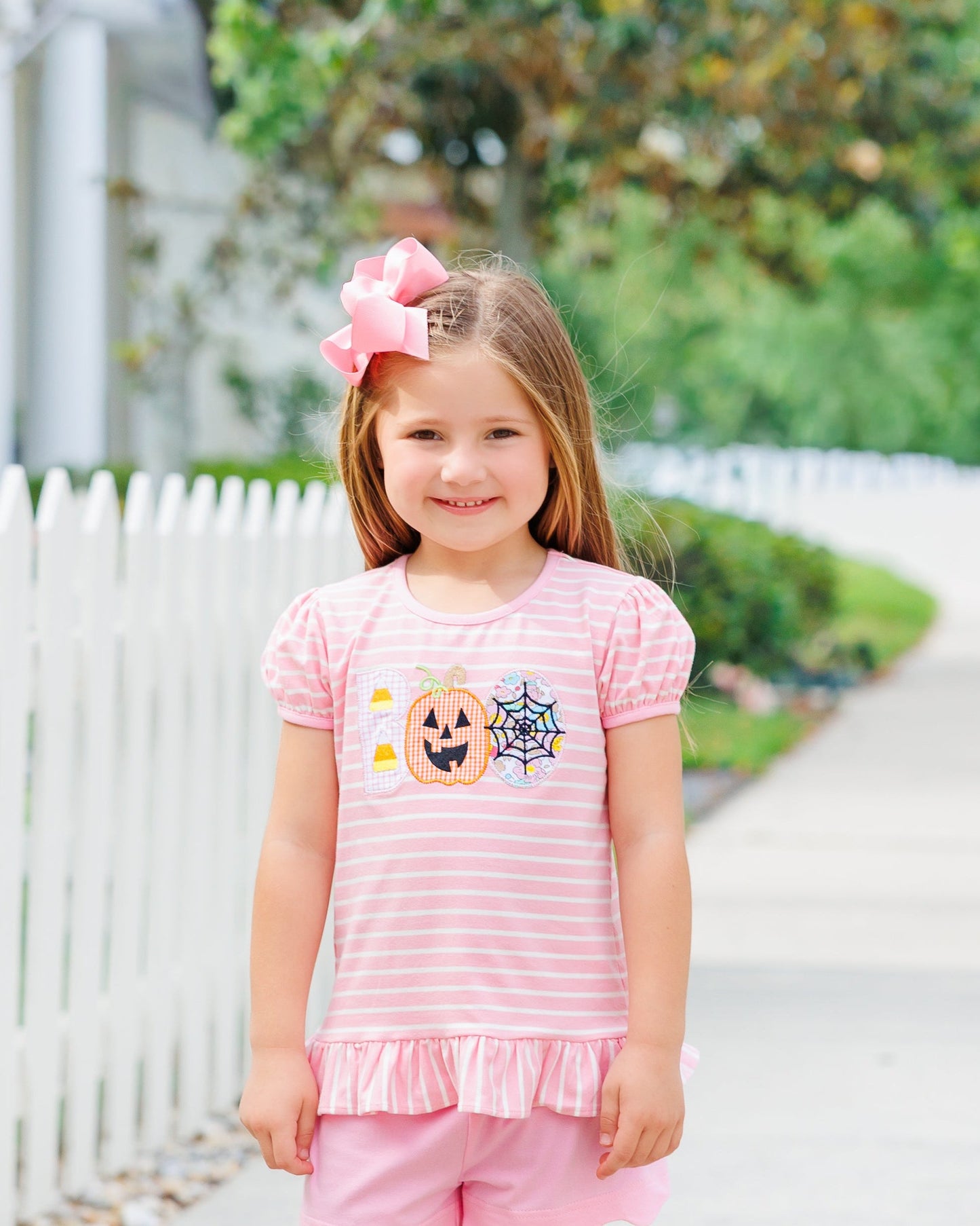 Boo Ruffle Top