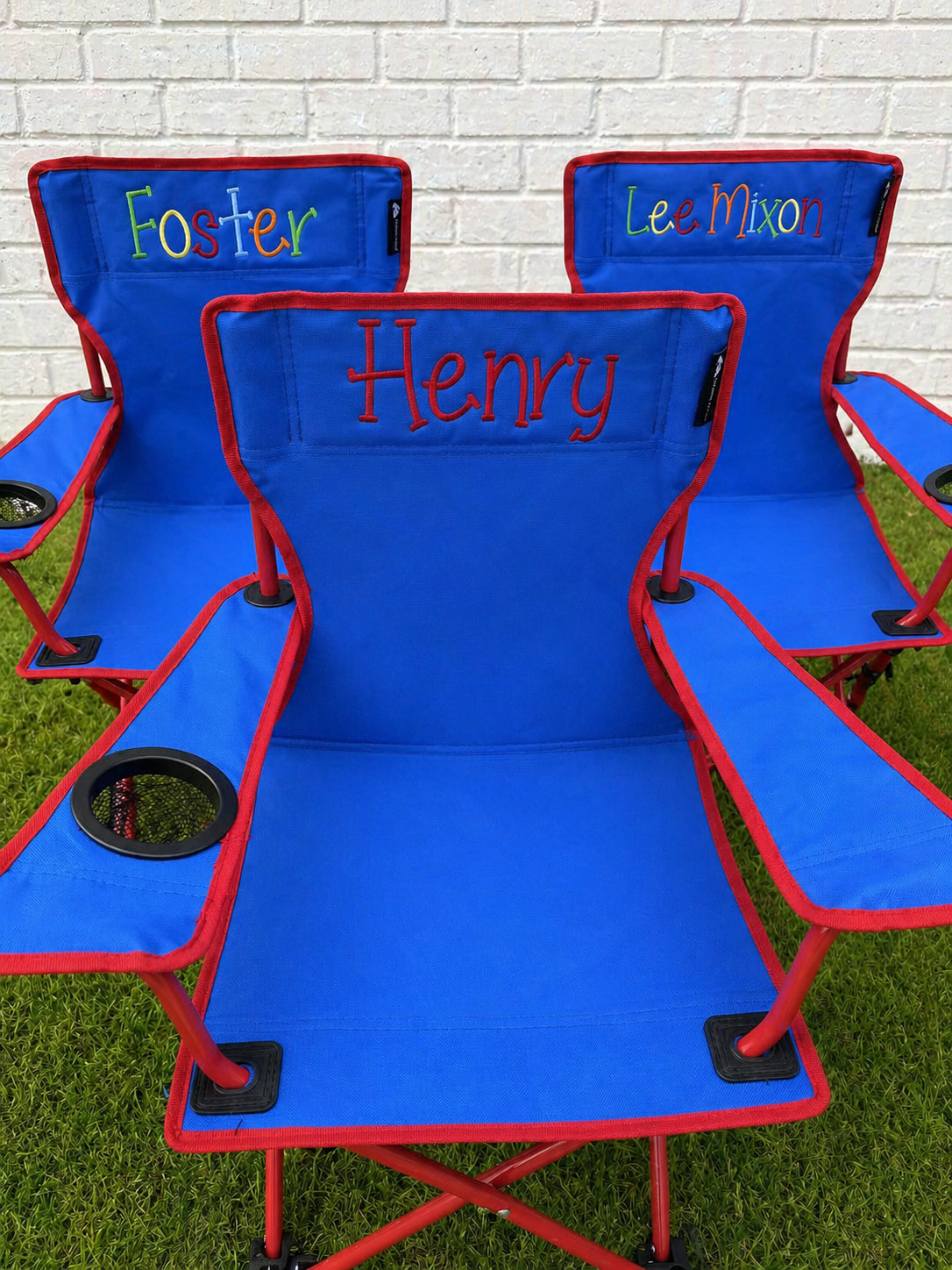 Personalized Embroidered Kids Chair