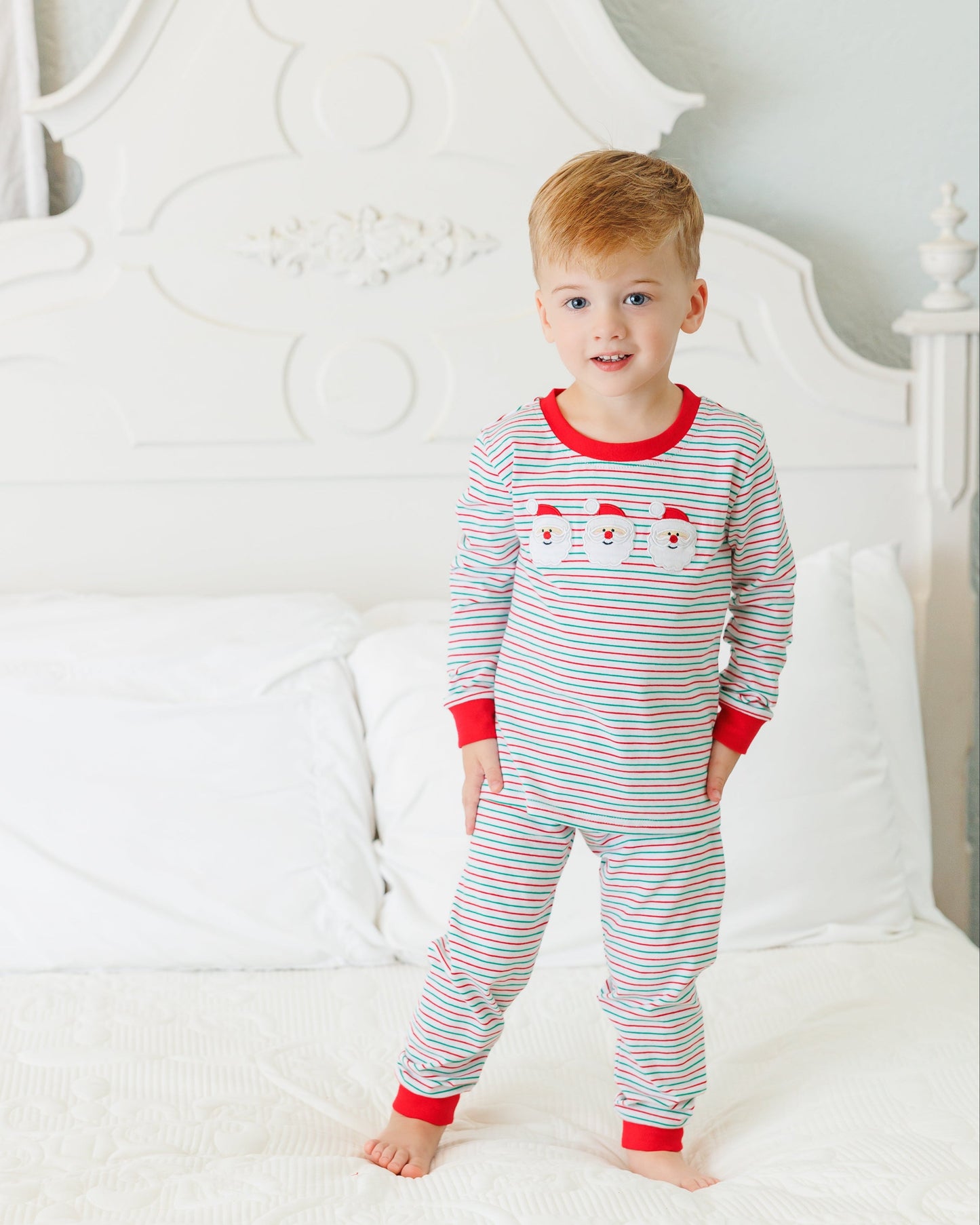 Christmas Candy Stripe Santa  Set