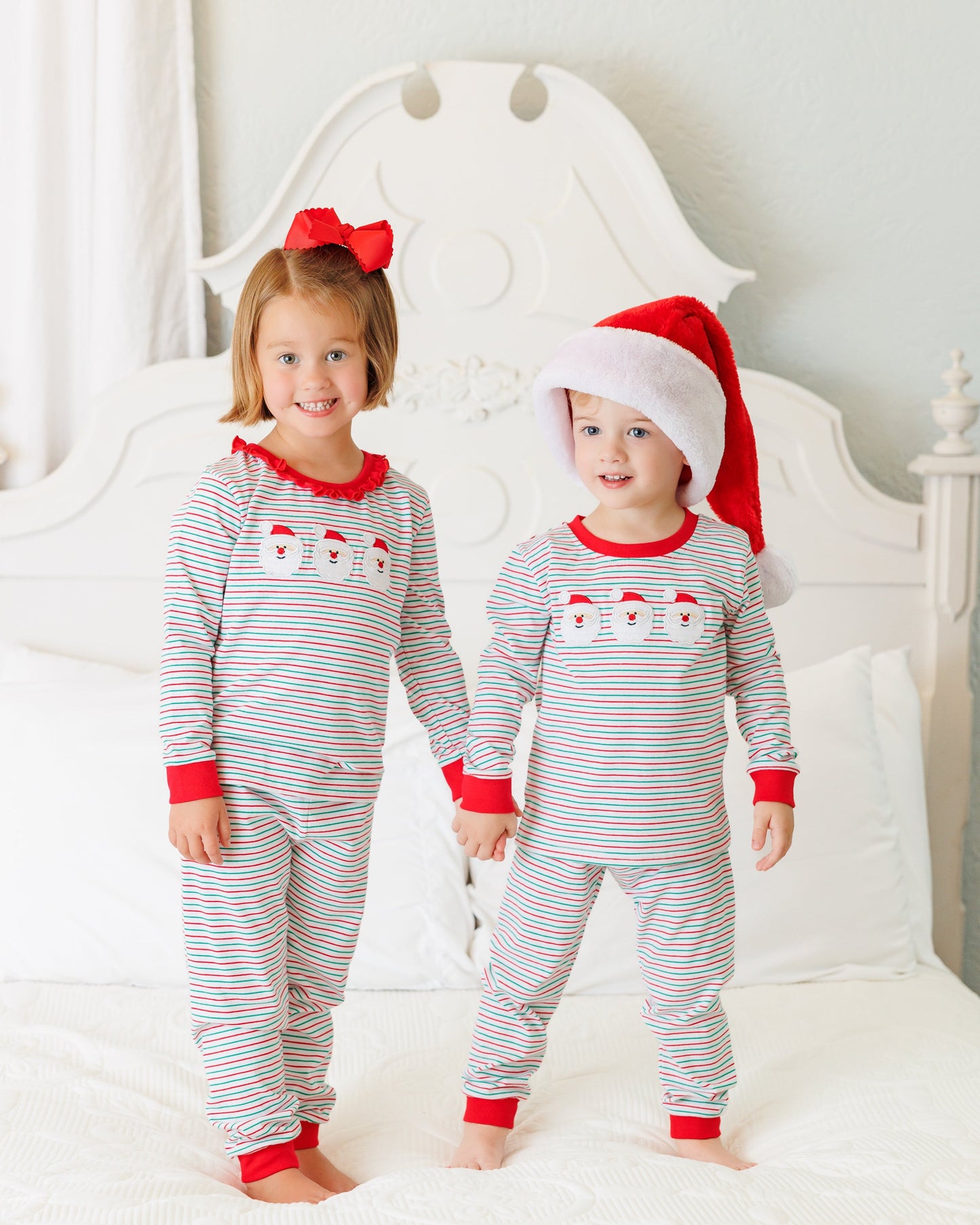 Christmas Candy Stripe Santa  Set