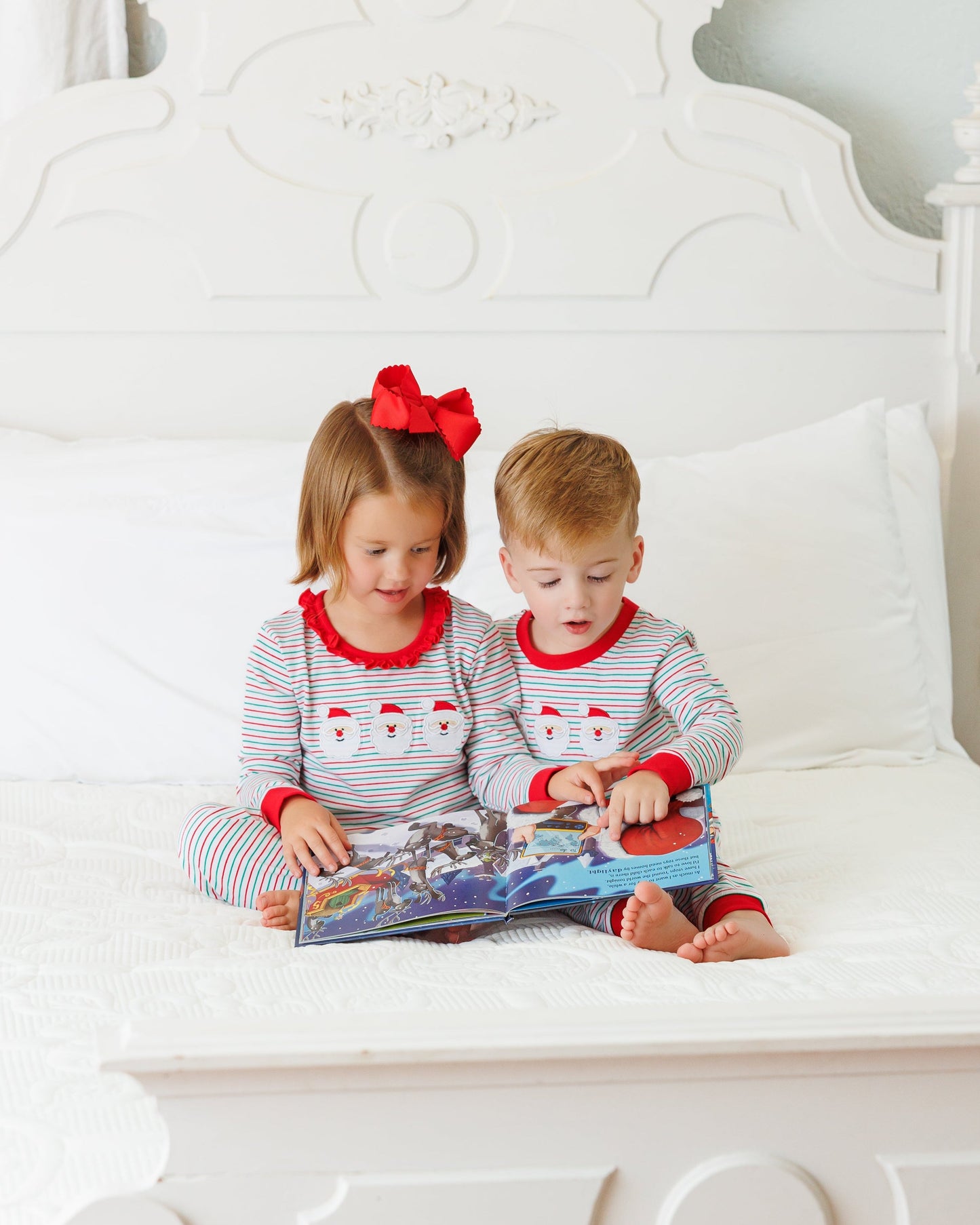 Christmas Candy Stripe Santa  Set