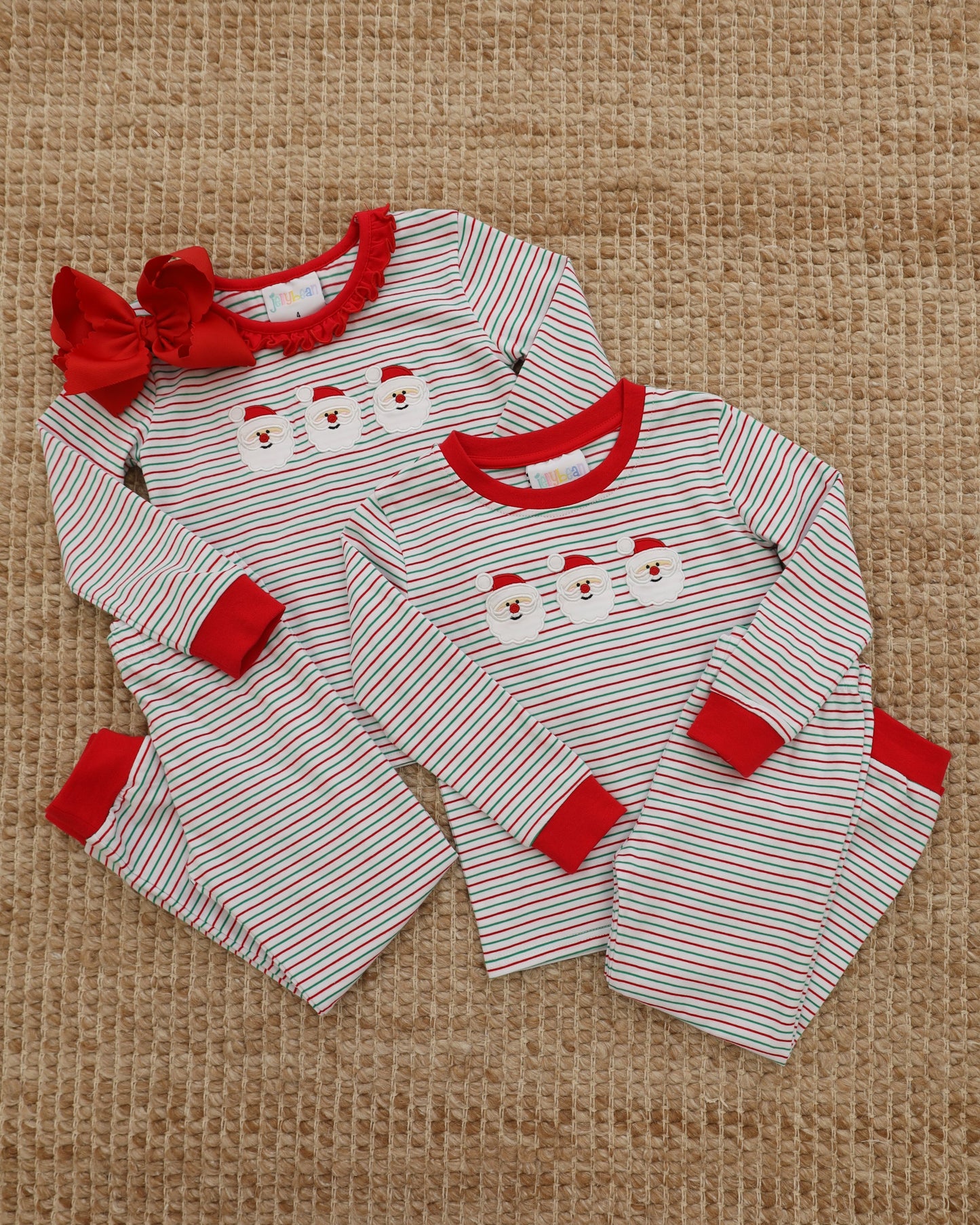 Christmas Candy Stripe Santa  Set