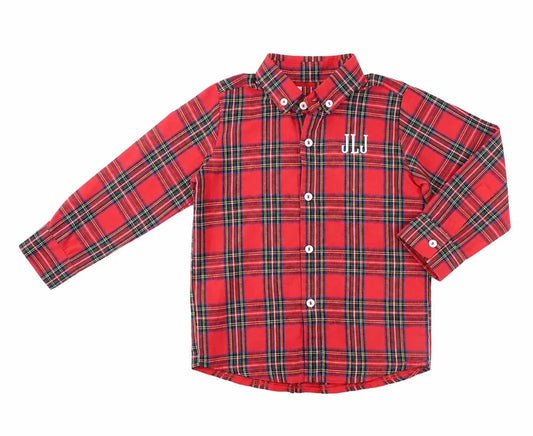Plaid Dress Shirt