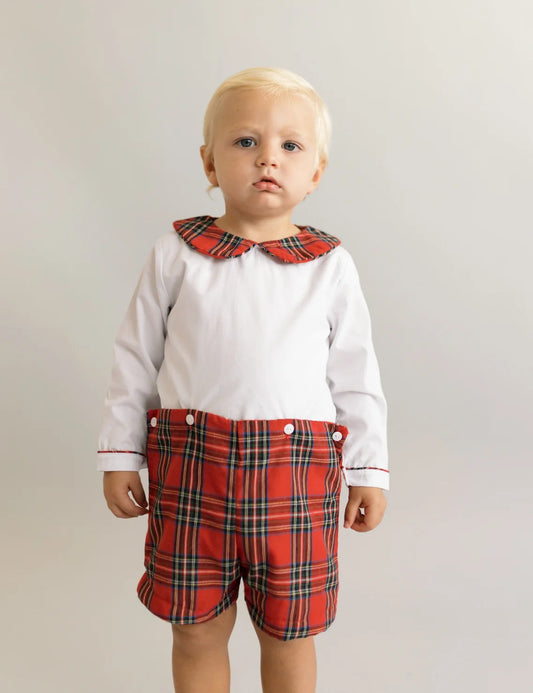 Boys Plaid Set