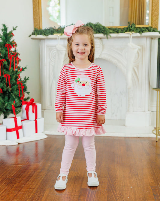 Jolly St. Nick Ruffle Pants Set