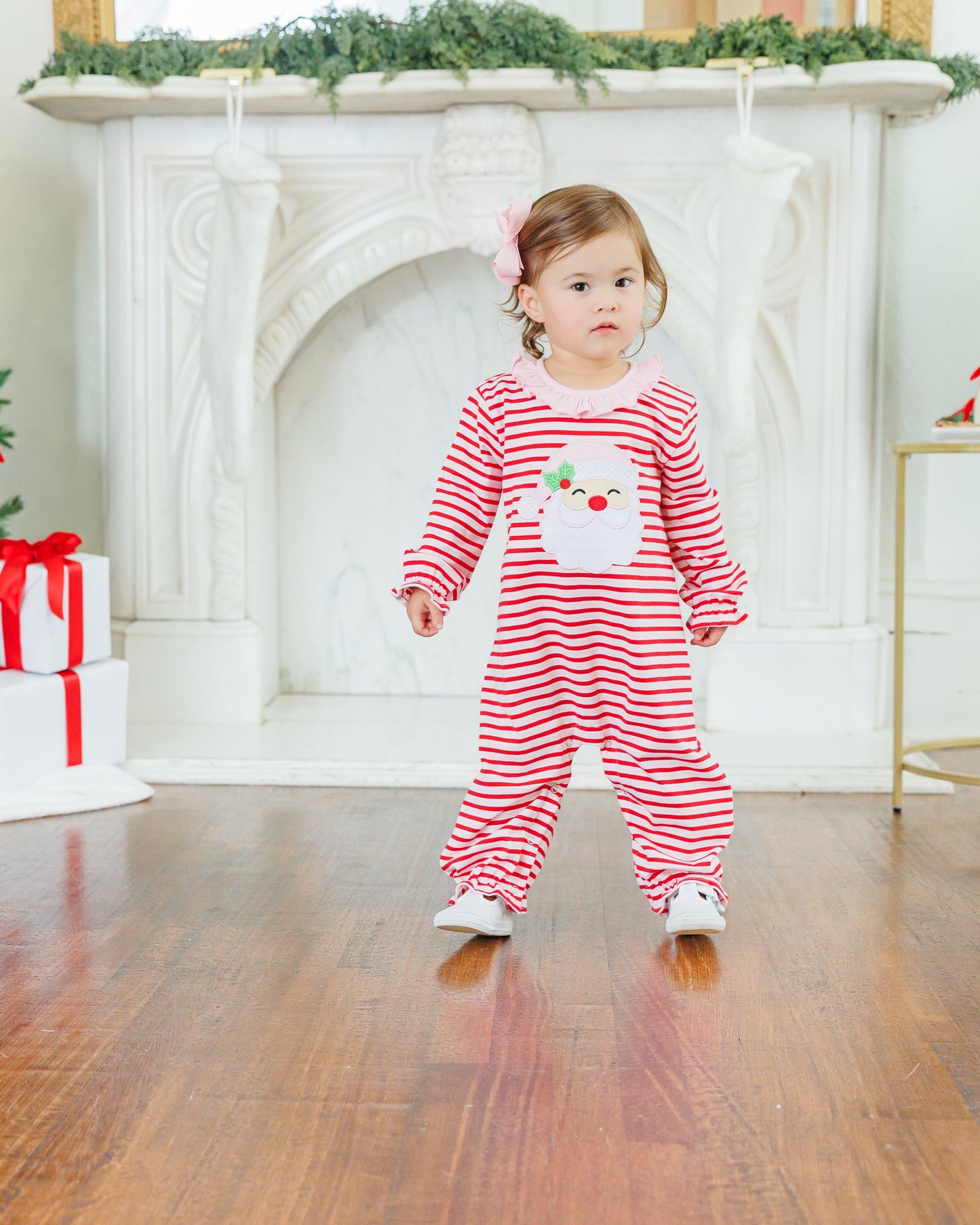 Jolly St. Nick Ruffle Romper