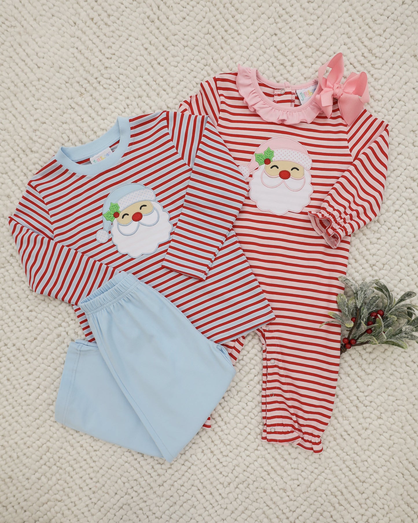 Jolly St. Nick Ruffle Romper