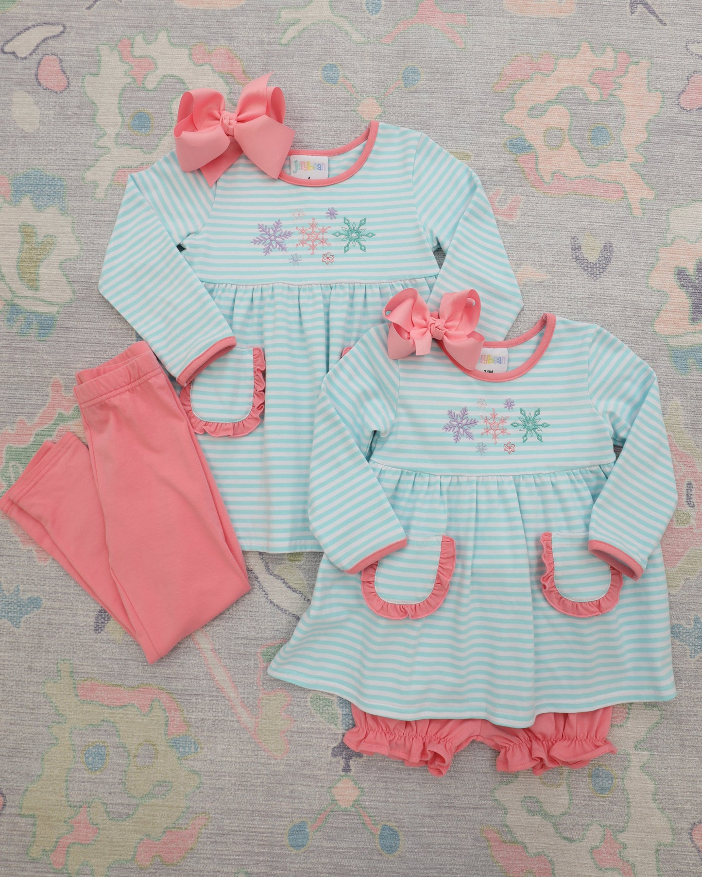 Let It Snow Ruffle Bloomer Set