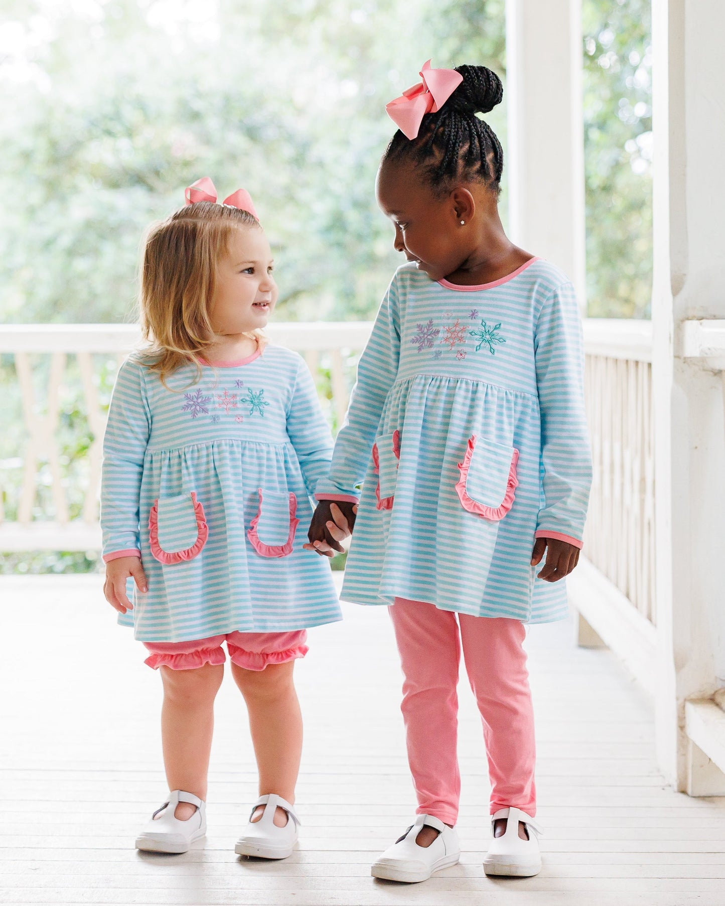 Let It Snow Ruffle Pants Set