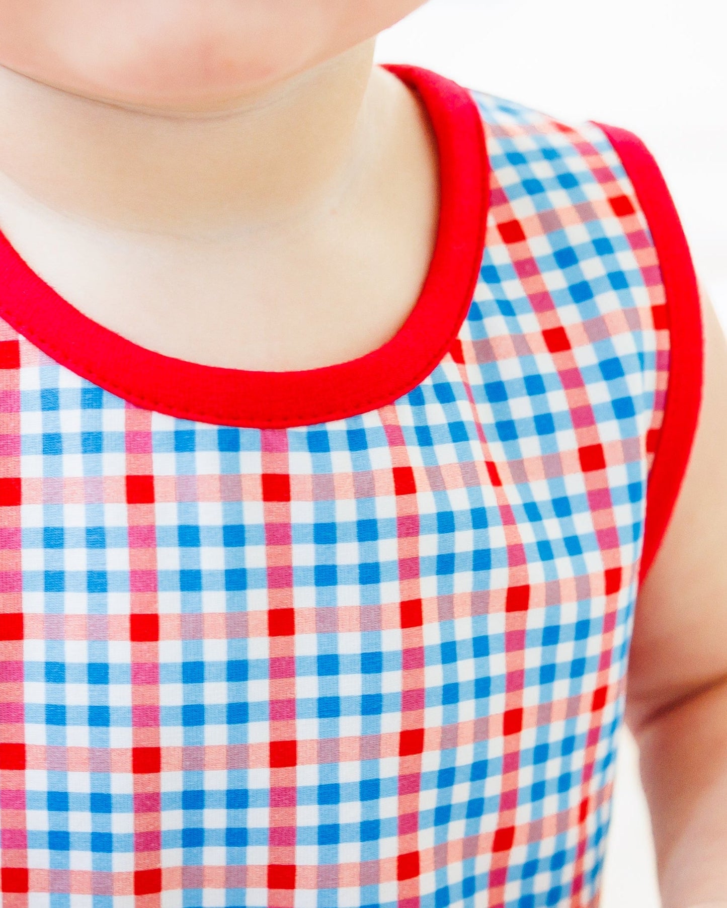 Patriotic Plaid Avery Bubble