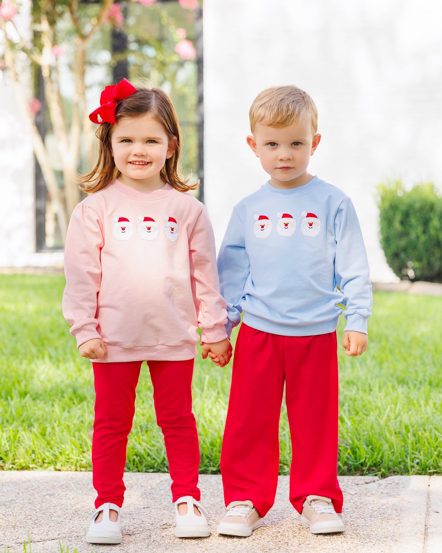 Santa Pullover- Blue