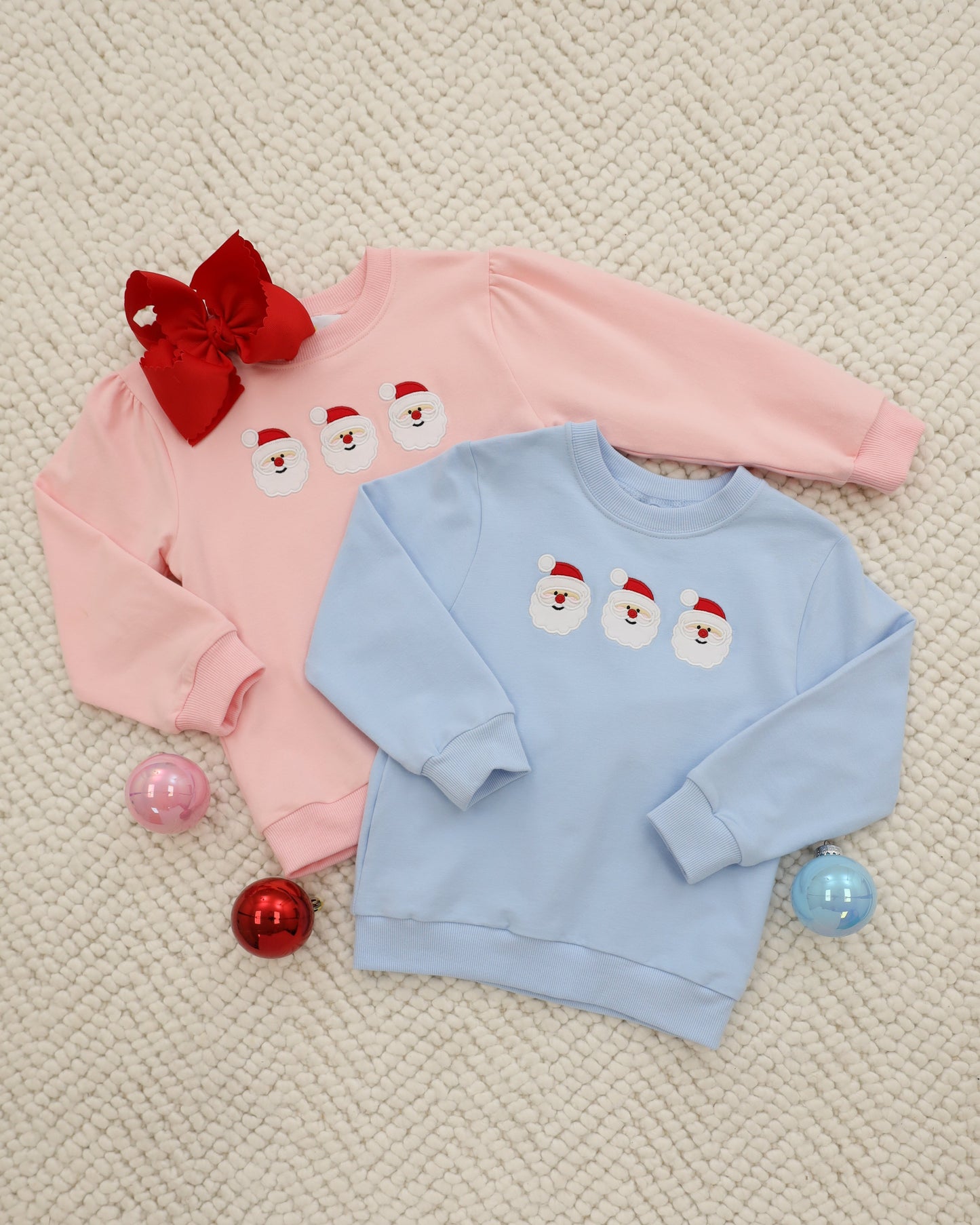Santa Pullover- Blue