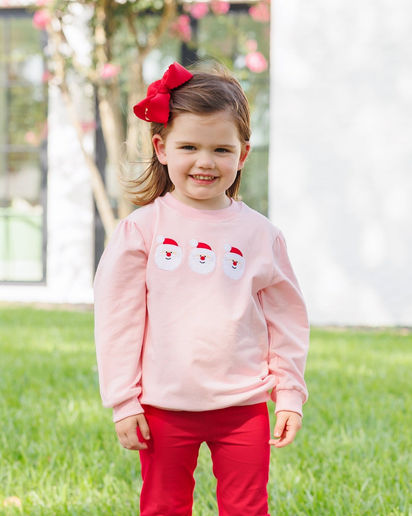 Santa Pullover- Pink