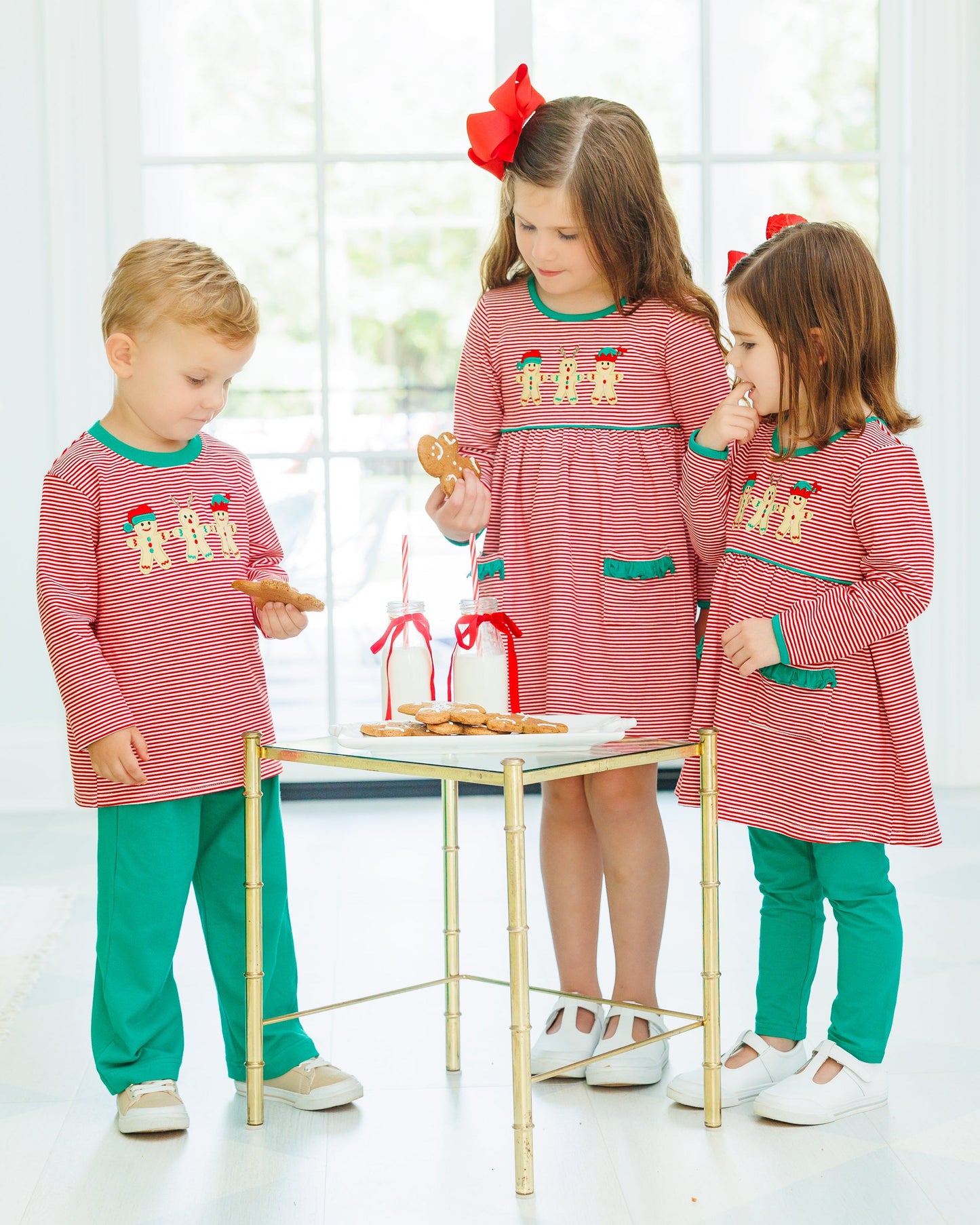 Santa's Sweet Helpers Ruffle Pocket Dress