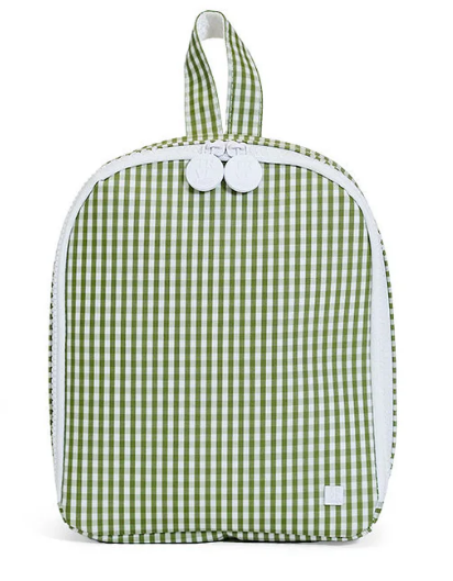 Gingham Moss-Bring It Insulated Lunch Bag