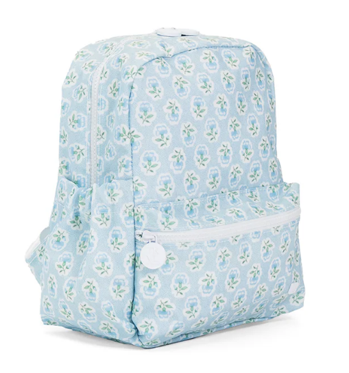 Petite Fleur Blue MINI Backer