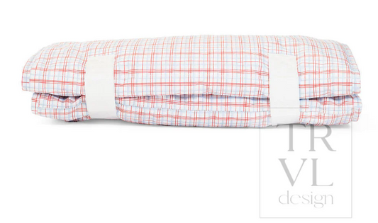 Classic Plaid Red- NAP MAT -Rest Up!