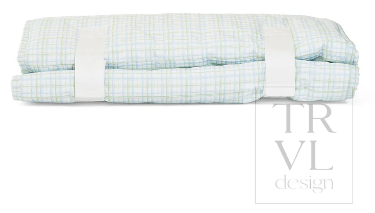 Classic Plaid Green- NAP MAT -Rest Up!