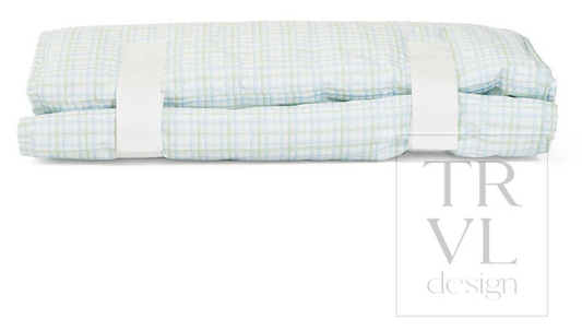 Classic Plaid Green- NAP MAT -Rest Up!